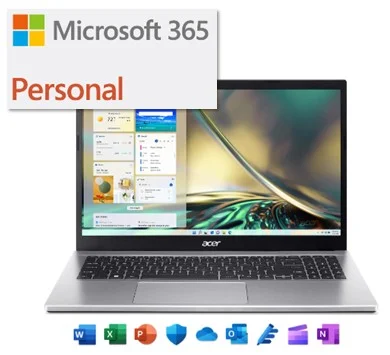 Gebruiksklaar: Acer 15.6" Intel i5 laptop incl. MS 365 (1 jaar) en data overzetten. U kunt meteen aan de slag!