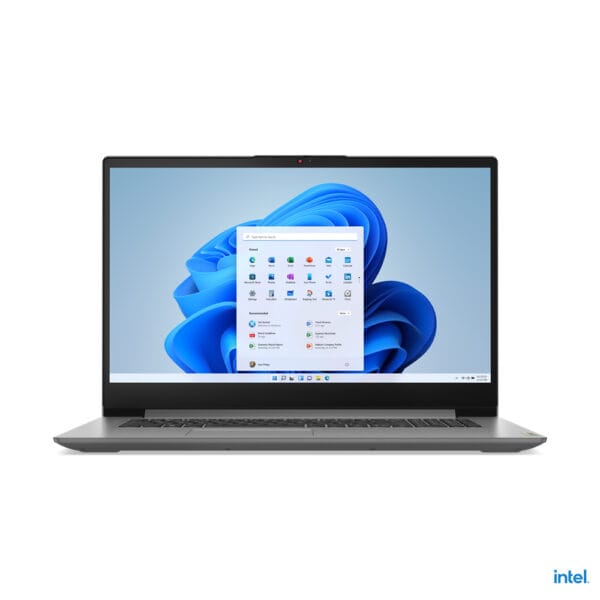 Lenovo IdeaPad 3 17IAU7 Intel® Core™ i5 i5-1235U Laptop 43,9 cm (17.3") Full HD 8 GB DDR4-SDRAM 512 GB SSD Wi-Fi 5 (802.11ac) Windows 11 Pro Grijs